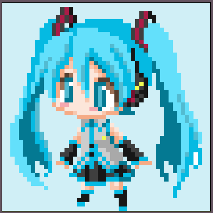 AlsoDefalt's tweet photo. Hatsuno Miku ^^
Hatsuno Miku
97

#HatsuneMiku #VOCALOID #pixelart #aseprite https://t.co/SrONiHwUi8