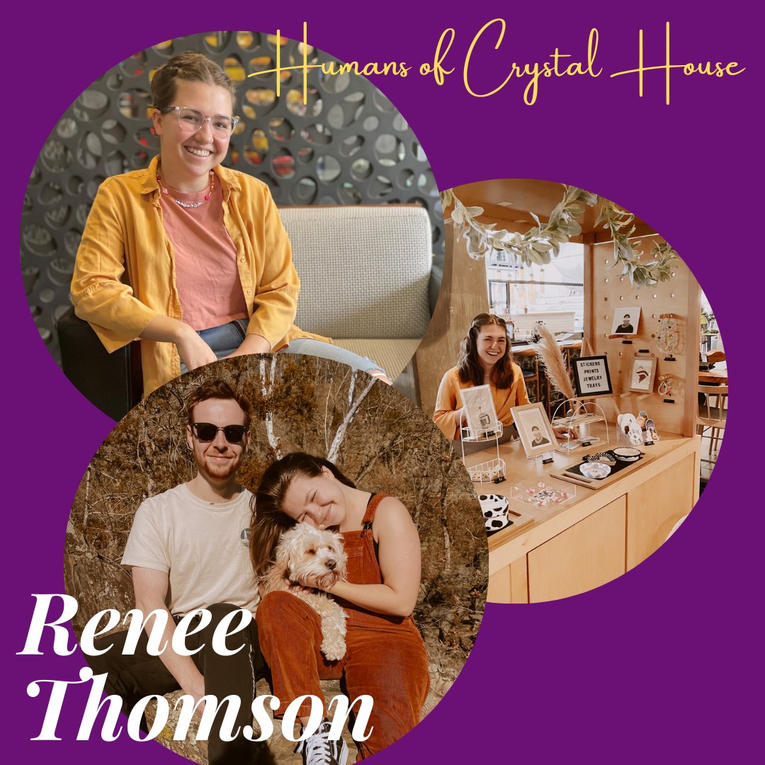 It's time for the next #HumansOfCrystalHouse feature! This week join us in learning about Renee! Renee has lived at #CrystalHouseVA since 2021 with her husband, Michael, &amp; their dog, Benji! Checkout our Instagram for more! 

#Community  #HumansofNewYork #ARL #NationalLanding