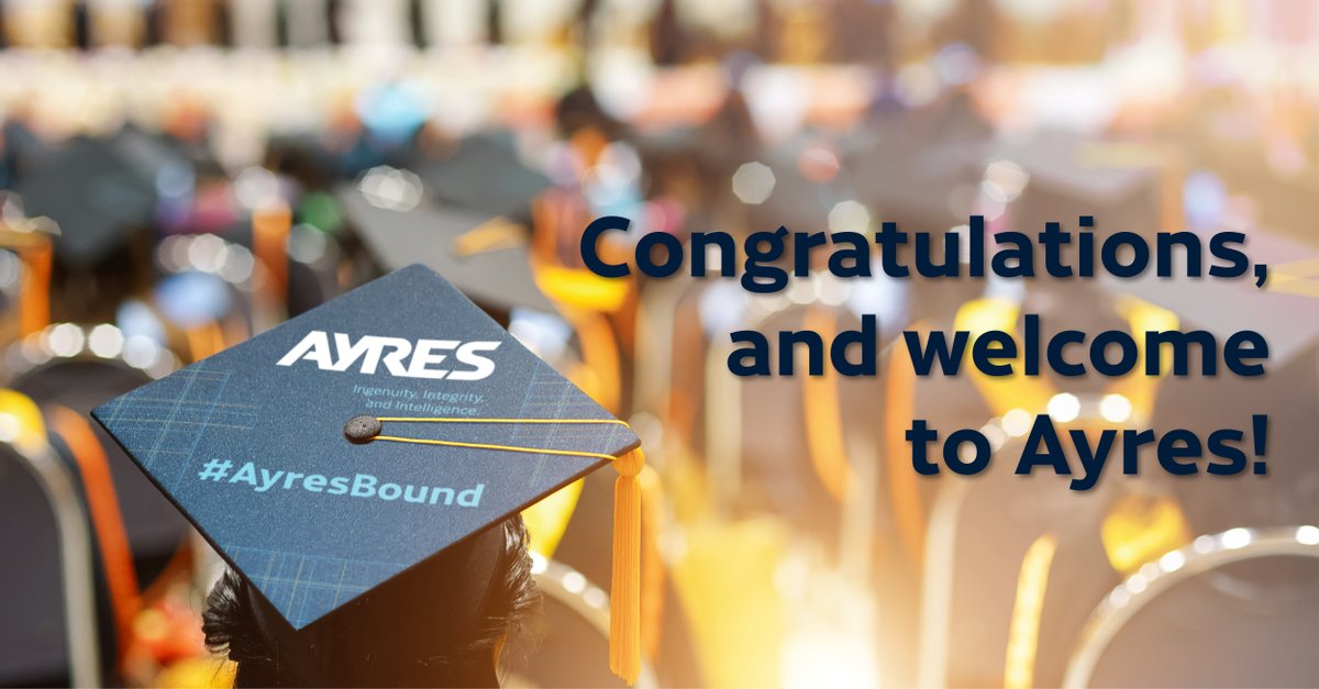 AyresInc's tweet photo. With the @matcmilwaukee commencement today, we couldnโt be more excited to welcome one of its graduates to our growing team.
Congratulations on your graduation Cy Brehm and on the start of a great career! #AyresBound #HiredBeforeGraduation https://t.co/hiBYS335eD
