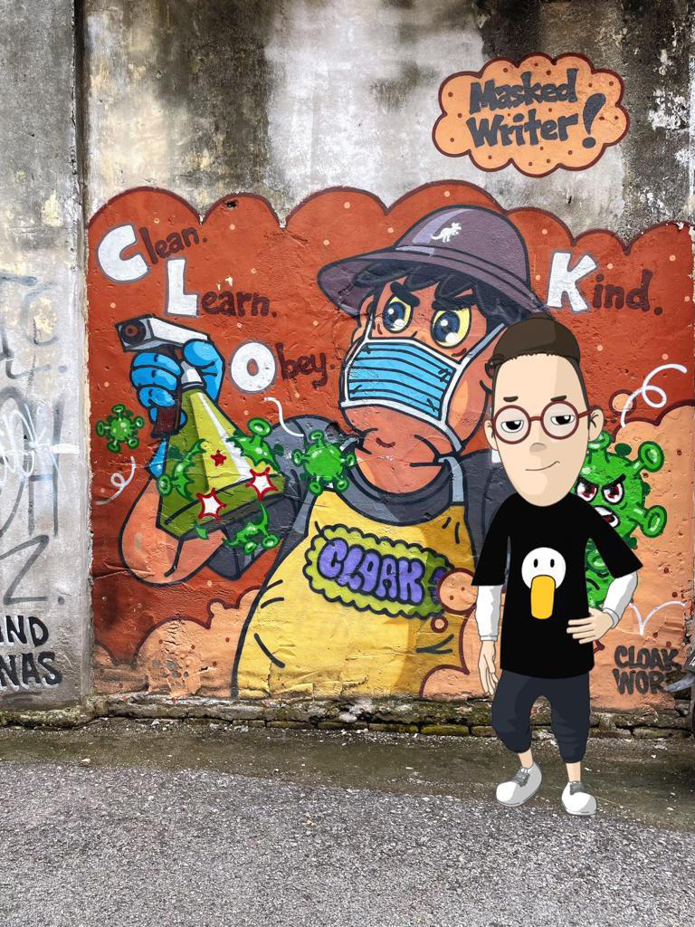 dsiang's tweet photo. Hey, just want to remind you all be safe always 😷 #lifeofshawn #cloakwork @cloak_work https://t.co/SwPrelYot9