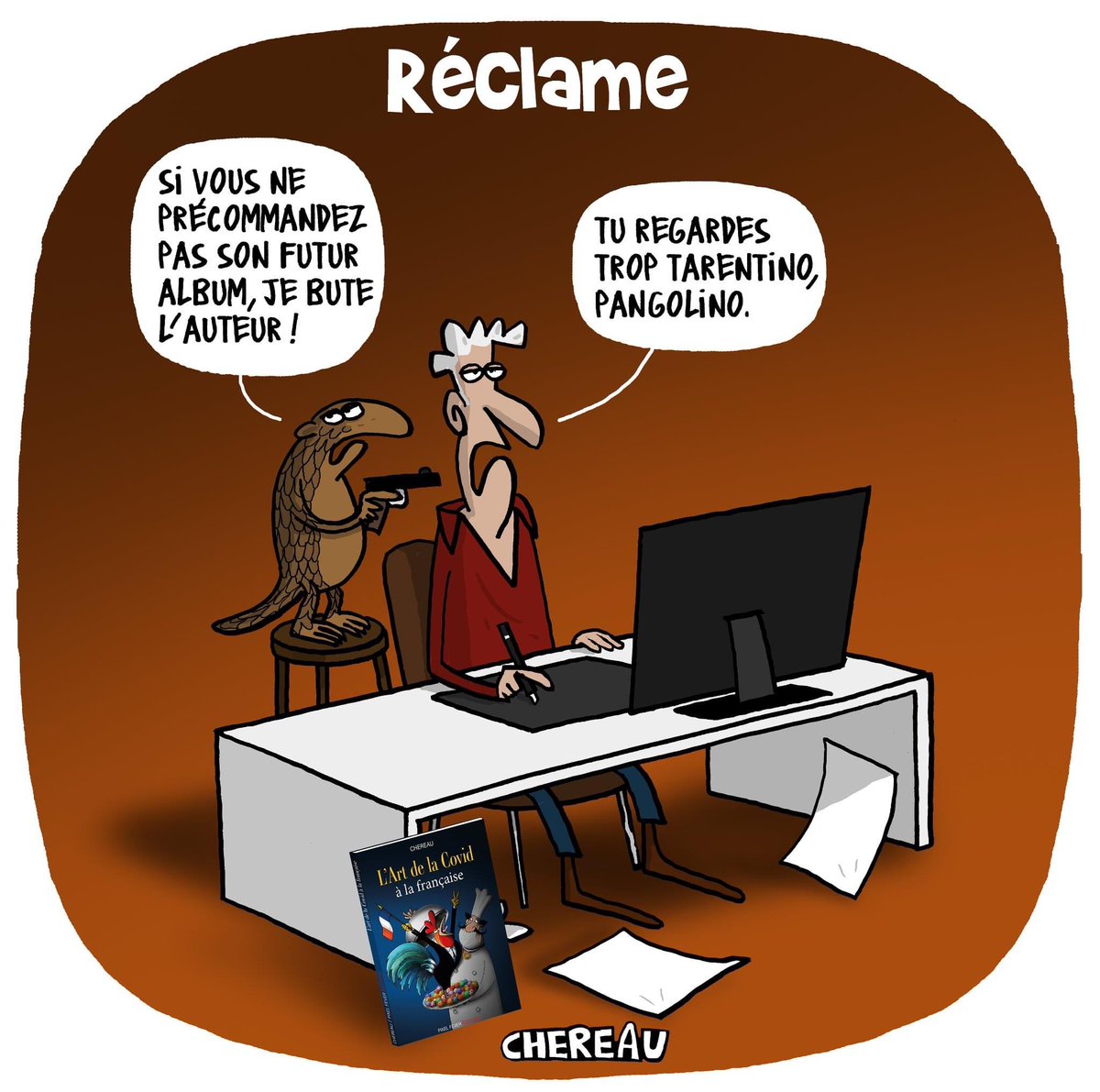 jokesmanager's tweet photo. https://t.co/MhKZqdmI1z
What else ? Bon week-end et rappelez-vous, je serai en dédicace à Mennecy samedi ET dimanche. Bon week-end ! #dedicace #crowdfunding #COVID19 #Tarentino #albumBD @MennecyCom https://t.co/l4Zjc6NY66