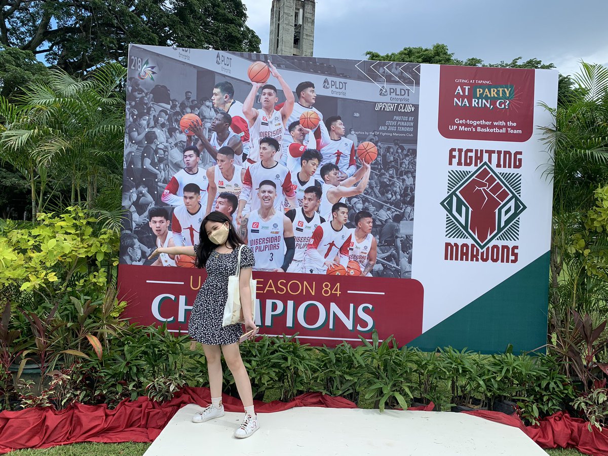 Joyee_Twenty5's tweet photo. Congrats ulit @upmbt 🏀✊🏻💚❤️ https://t.co/ITVsnjDO8b