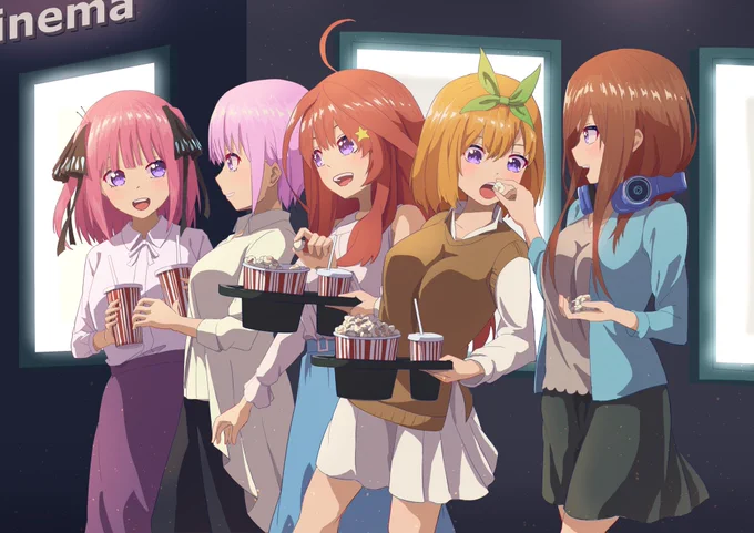 映画公開、おめでとうございます!
🎉🎉🎉🎉🎉 #五等分の花嫁 #五等分の花嫁映画 