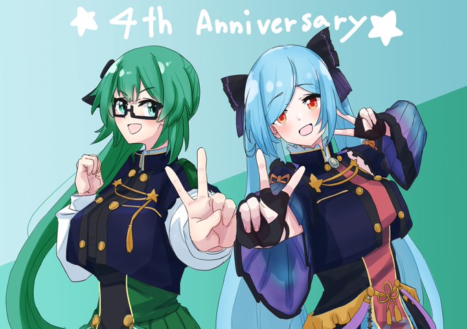 イオリン、すずすず4周年おめでとうございます!!!🎉🎉🎉
#イオリの森美術館
#すずあーと 