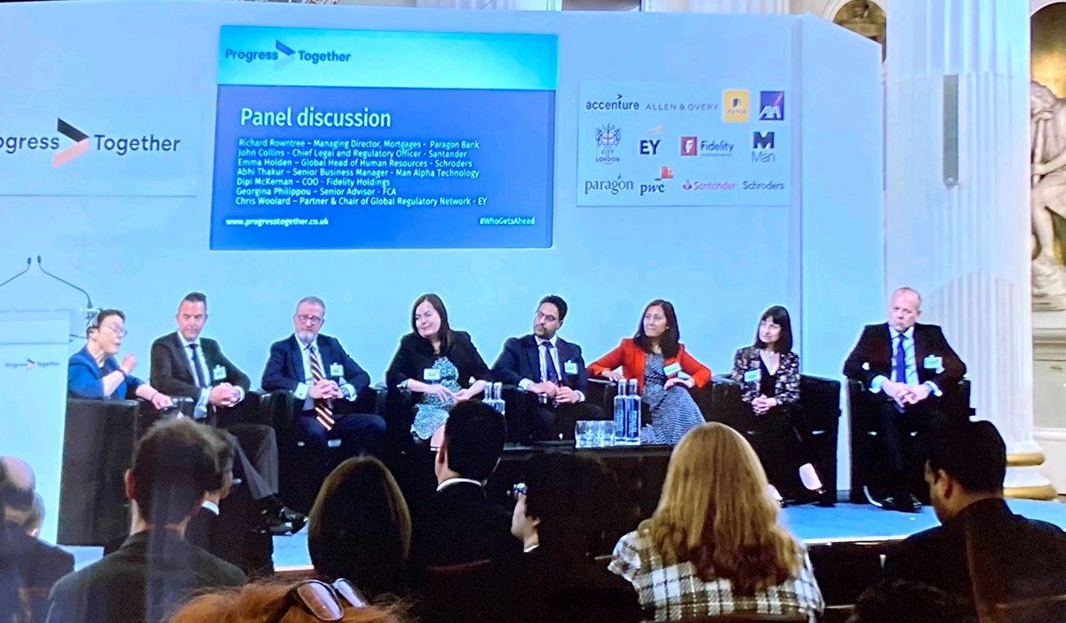 OriChand's tweet photo. Great panel insights at the launch of @ProgressTogethr the new Body driving socioeconomic diversity in financial services. Thrilled that @avivaplc is a Founding Partner and excited to collaborate with others across the industry to expedite change #WhoGetsAhead https://t.co/ndDs5JjoLF