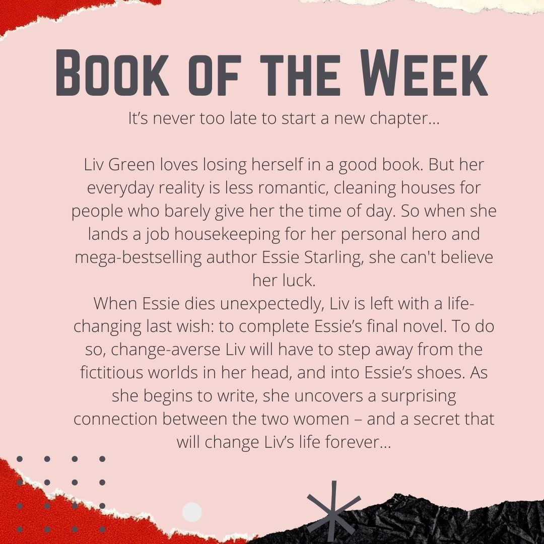 F6thLRCs's tweet photo. 📖BOOK OF THE WEEK📖
#TheBookShare by @phaedrapatrick
📚Reserve your copy on Accessit today!👍
#f6th #f6thlrcs #bookoftheweek #booktwt #phaedrapatrick #booktwt #readingforpleasure https://t.co/e28WduKkfz