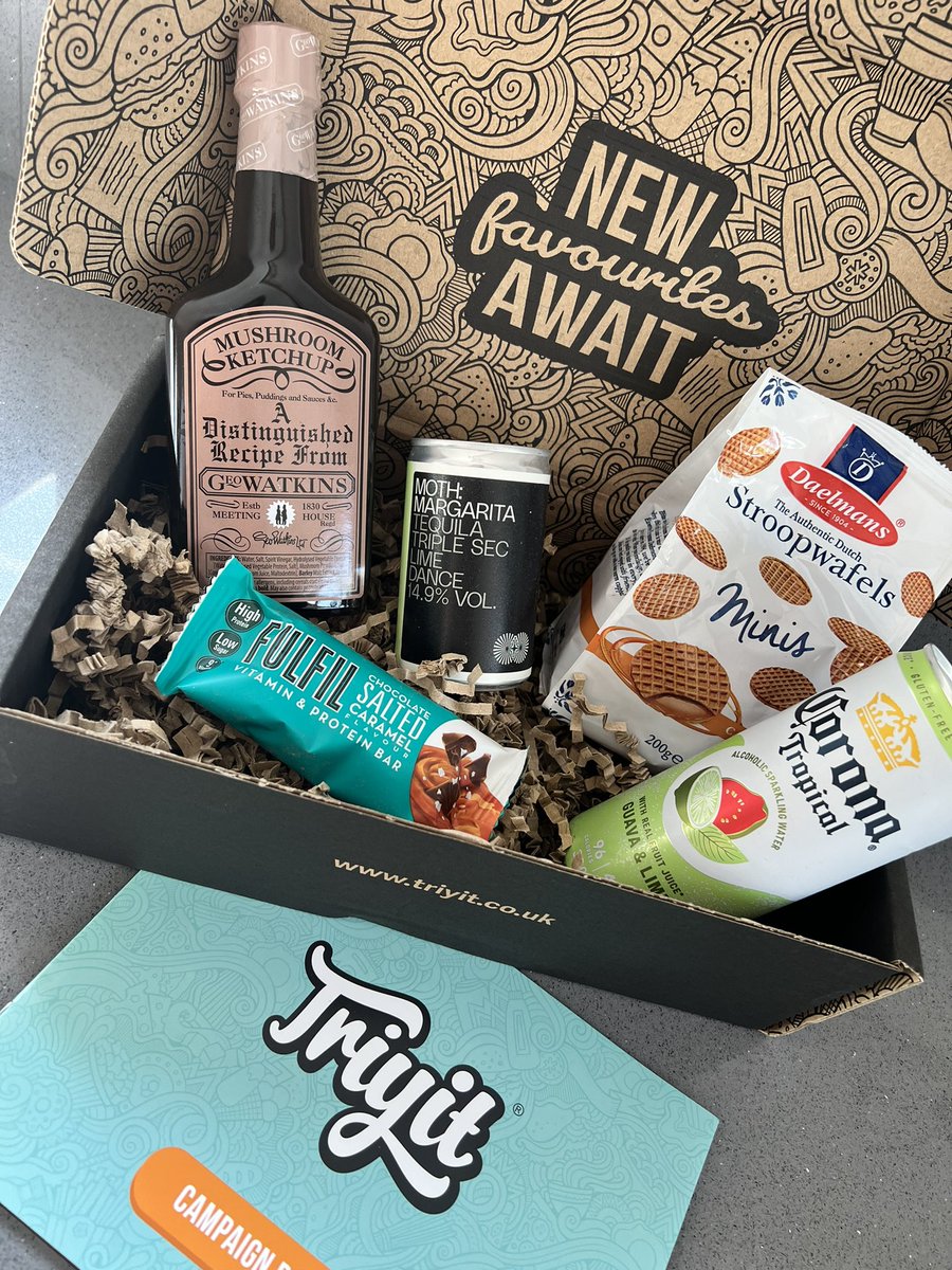 #ad A really great selection of brands to try in my Triyit Product discovery box this time! Anyone else tried these? #triyit