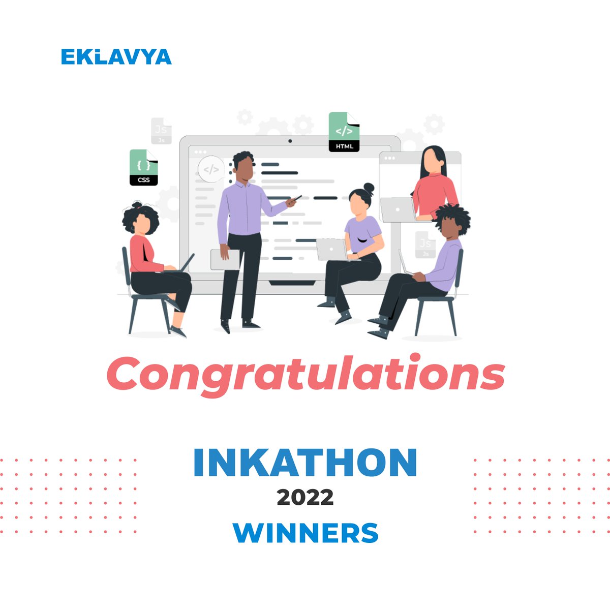 incture's tweet photo. We are excited to announce the winners of Inkathon 2022. Every year Incture organizes Inkathon for engineering graduates joining the company. It is an intensively collaborative programming competition.
Click here for the press release:
https://t.co/QZ4Fz0pPiw
#Eklavya #Inkathon https://t.co/PcVNL9Iw4v