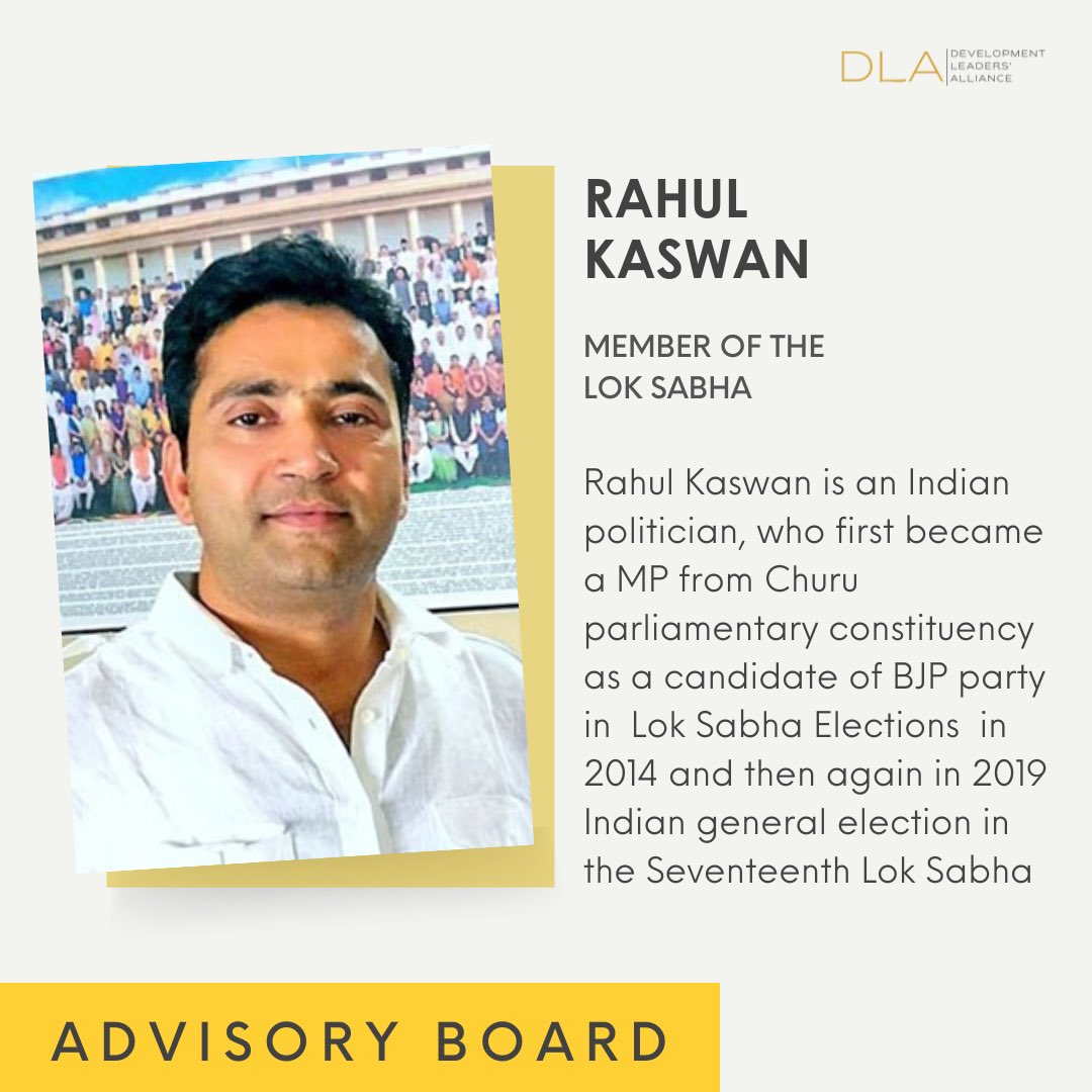 DLA_India's tweet photo. “All great leaders choose #greatadvisors, people they really #trust for their governance”
Tom Payne

Meet our Advisory Board, the people that help us grow!✨

Check out our feed to see other advisory board members. https://t.co/6sVIEiDkvt