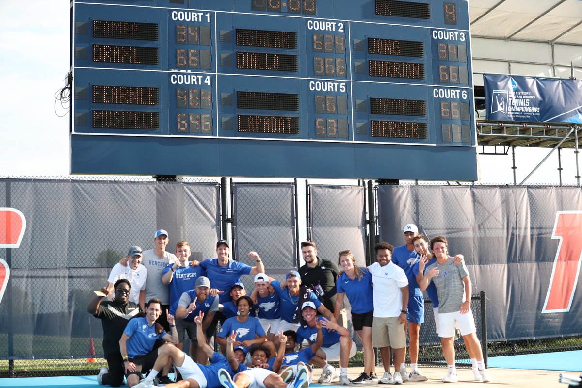 UKMensTennis's tweet photo. This. Team. 🤩

#NCAATournament x #UKRising https://t.co/SvmZ9taEiA