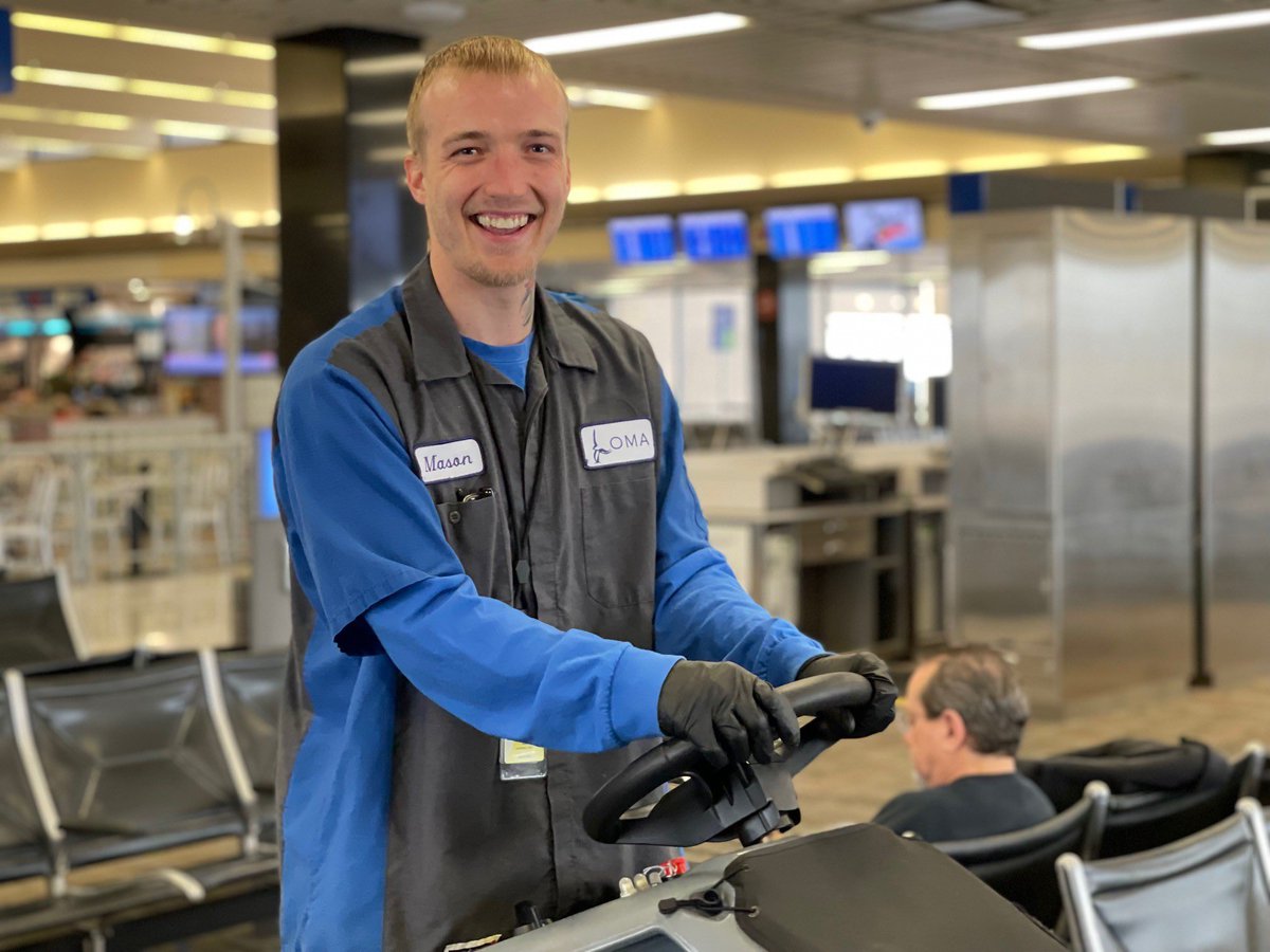Eppley Airfield on Twitter: "Take the wheel with your career by joining the  team at OMA! We're hiring custodians to provide premier customer service at  Eppley Airfield. FT &amp; PT roles available