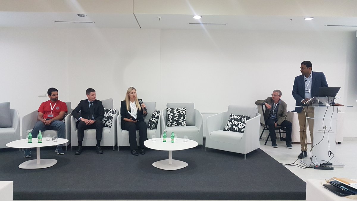 DroneWISE_EU's tweet photo. A long and interesting day is behind us. We closed the @DroneWISE_EU final conference with a panel discussion. 
Thank you Filip Biočić, CMRS, Joerg Toepfer, German Federal Police, FANI ARAPOGLOU, Hellenic police, for participating and Krishna Chandramouli for moderating the panel https://t.co/sNVnEYLbGN