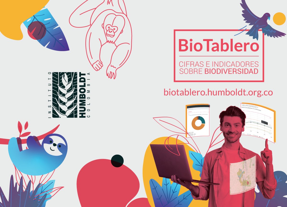WWFColombia's tweet photo. En minutos comienza el lanzamiento del BioTablero, de nuestros amigos del @inst_humboldt.

Conoce el #BioTablero aquí https://t.co/qAkOzbnnik

Y conéctate a la transmisión 📍 del lanzamiento aquí https://t.co/TLwejknYn2 https://t.co/2RkzuKKMtp