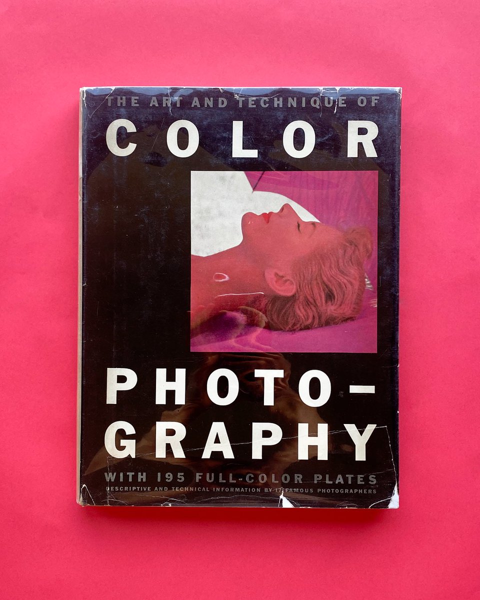 acnestudios's tweet image. #FromtheLibrary: The Art and Technique of Colour Photography by Alexander Liberman

This 1951-published book – edited by Alexander Liberman, Condé Nast’s then-art director – collates the work of seminal mid-century photographers.