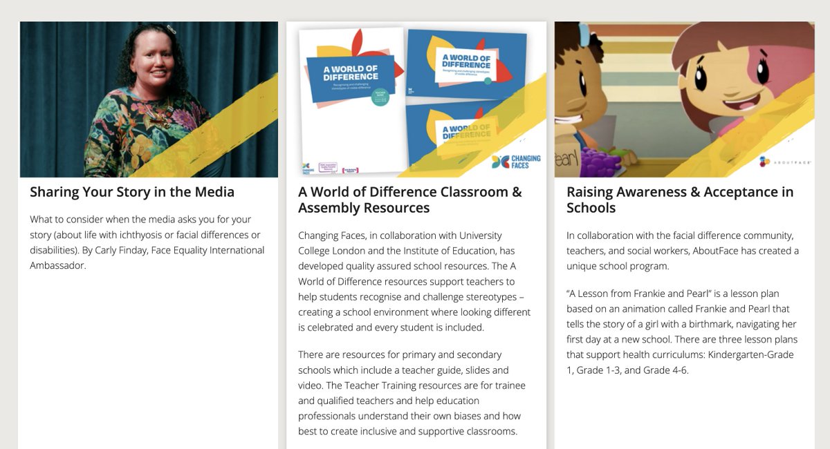 myCBSC's tweet image. Check out FEI's education hub: faceequalityinternational.org/resources/ #IFEW2022 #FaceEquality #FaceEqualityIsAHumanRight