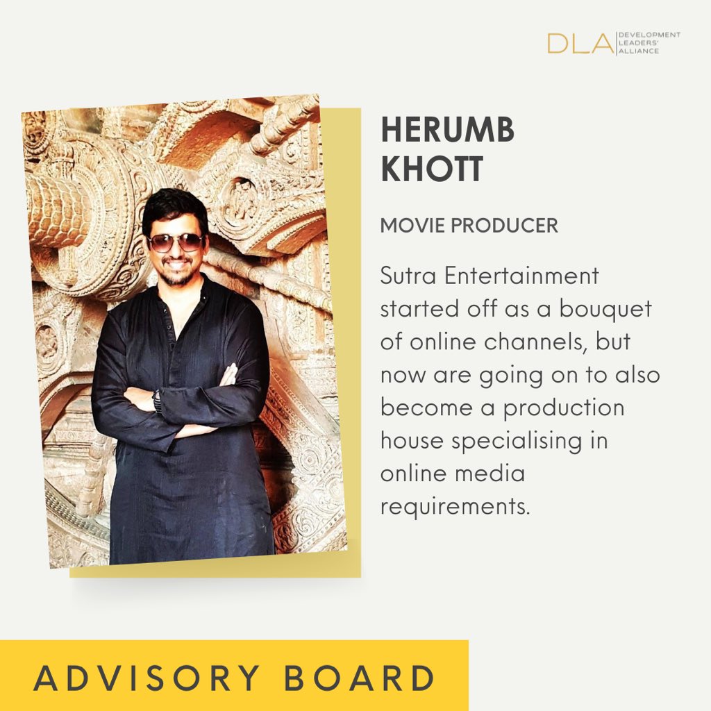 DLA_India's tweet photo. “All great leaders choose #greatadvisors, people they really #trust for their governance”
Tom Payne

Meet our Advisory Board, the people that help us grow!✨

Check out our feed to see other advisory board members. https://t.co/xQVirwjpV0
