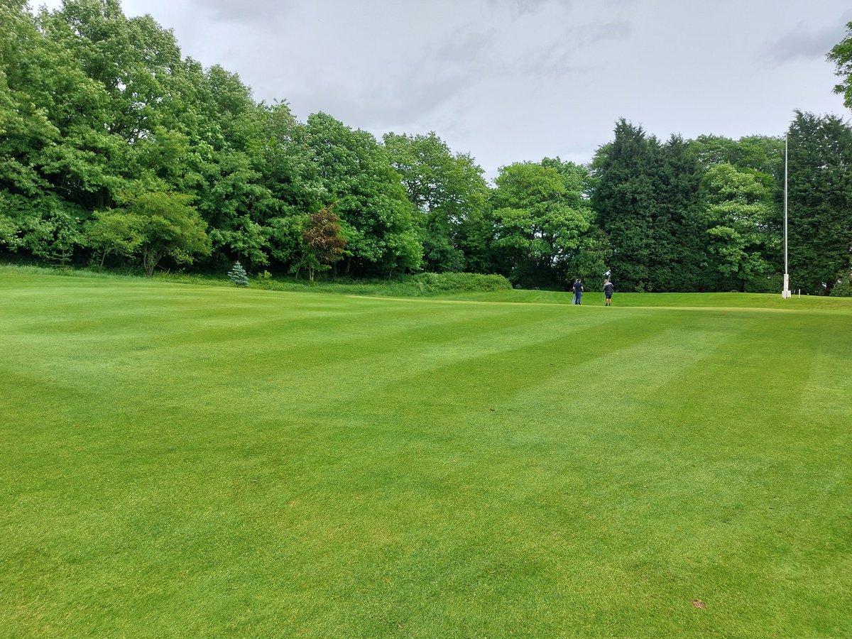 Considering the team is down to 3 this week due to holidays and sick leave, really pleased how the course is playing and looking. Lads have pushed and pushed...Great team! #teamchorlton #golfmates