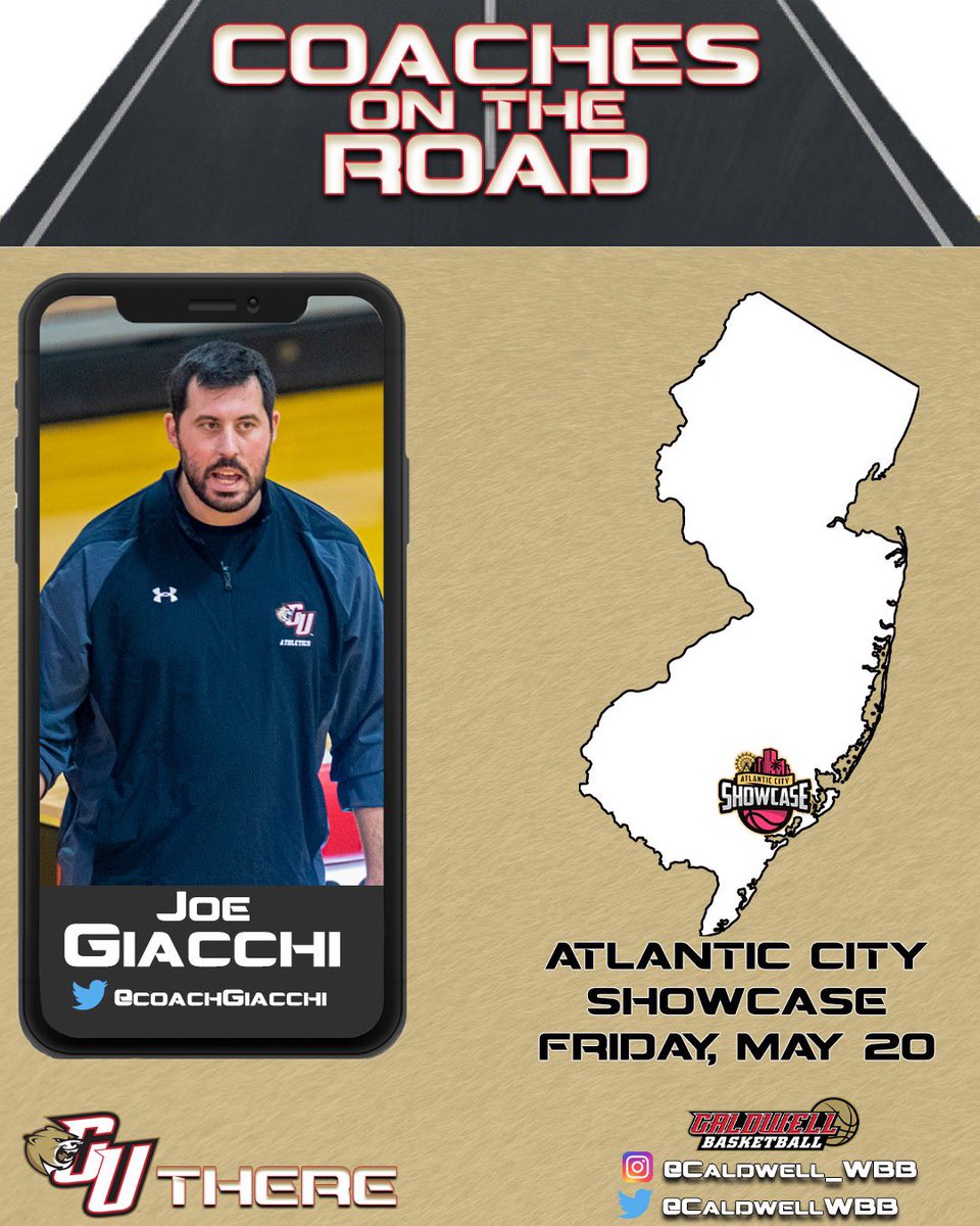 Catch Coach Conforti and Coach Giacchi this weekend in Atlantic City, NJ looking for future Cougars 🐾🏀