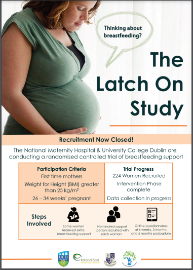 UCD Perinatal Research Centre (@ucdperinatal) on Twitter photo Happy #InternationalClinicalTrialsDay2022 ‘Latch On’ is our trial aiming to improve breastfeeding outcomes in women with a raised BMI. By offering support to women, we will hopefully improve breastfeeding rates. Stay tuned for some results in the near future! #ICTD2022 <a href="/LatchonS/">Latch On Study</a> Happy #InternationalClinicalTrialsDay2022 ‘Latch On’ is our trial aiming to improve breastfeeding outcomes in women with a raised BMI. By offering support to women, we will hopefully improve breastfeeding rates. Stay tuned for some results in the near future! #ICTD2022 <a href="/LatchonS/">Latch On Study</a>