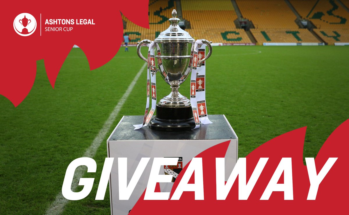 🎟️ GIVEAWAY 🎟️

We are giving away 2⃣ HOSPITALITY TICKETS for Monday's <a href="/AshtonsLegal/">Ashtons Legal LLP</a> #SeniorCup final at Carrow Road.

To enter, all you have to do is RETWEET this tweet and make sure you are following us. #NorfolkFootball ⚽️🏆

Entries close 9am on Monday 21 May.