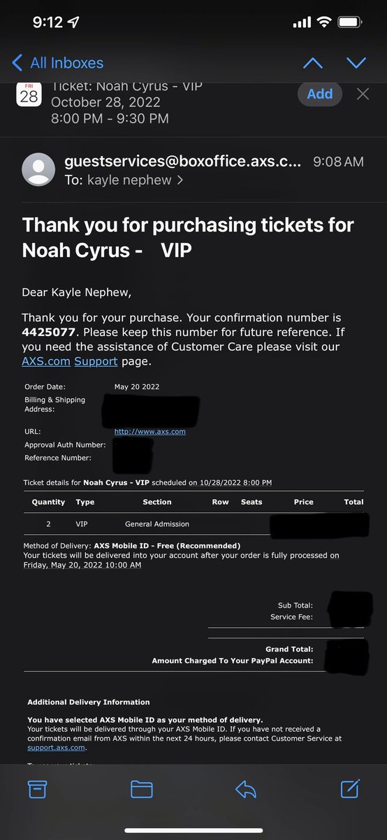 Knephew's tweet photo. Hey @noahcyrus see you in October 🤩 https://t.co/LtOhG24T4L