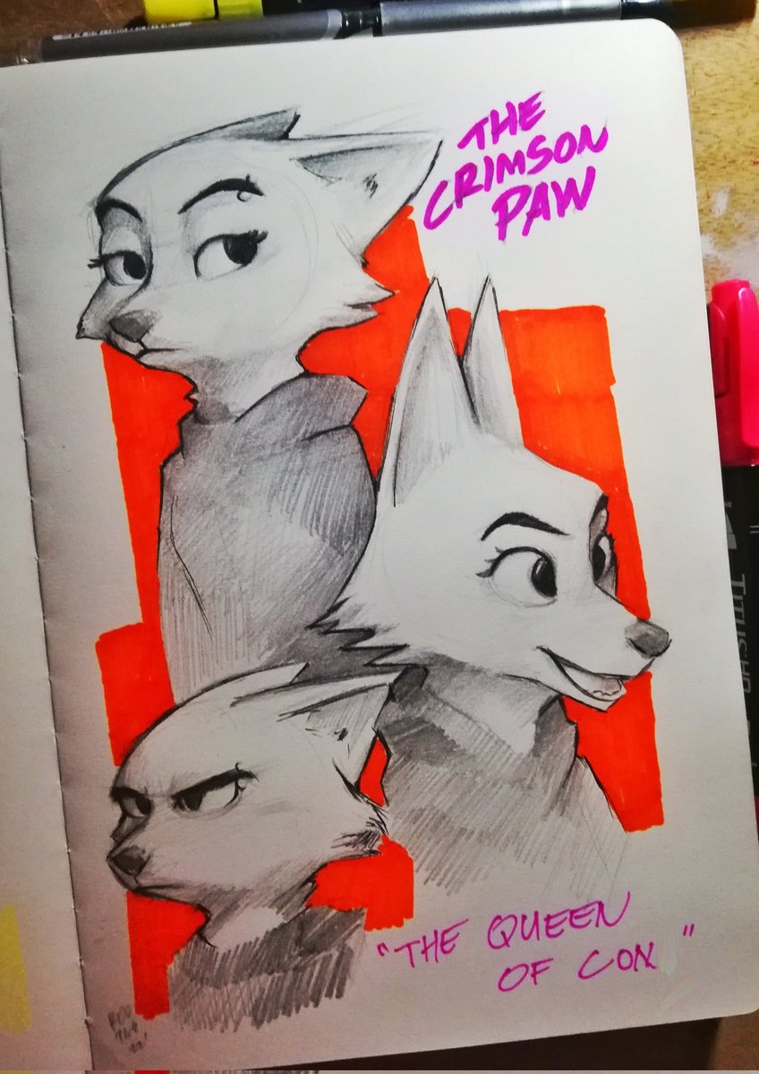 FoxInkArtist's tweet photo. "The Queen of Cons"
#TheBadGuys
#DianeFoxington https://t.co/ctVhwoFIGj