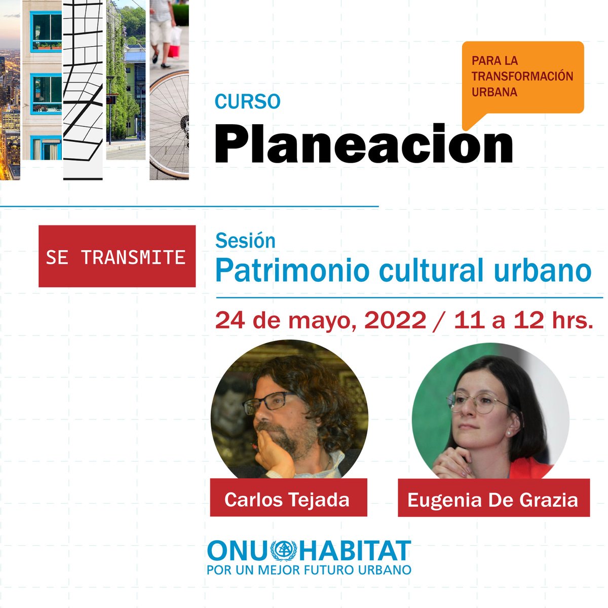 #ApartalaFecha Sesión Online: "Patrimonio cultural urbano" con Carlos Tejada de <a href="/UNESCOMexico/">UNESCO México</a> y <a href="/JennyDDGG/">Eugenia De Grazia</a>. 
🗓️Martes 24-Mayo-22
🕚 11 a 12 hrs. CDMX | Bogotá.