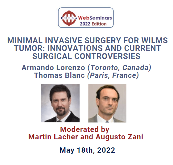 EupsaSurgeons's tweet photo. ๐ก #EUPSAwebinars release radar
Edited video on the webinar on " MIS for Wilm tumor" is available now on our YouTube Channel
๐click, watch, share https://t.co/wJCWlR8DSq
@augusto_zani @martin_lacher @ArmandoJLorenzo
@Me4Ped @EventCentralMe
#Some4PedSurg #pediatriconcology https://t.co/U4itygsRVD