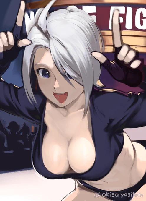 アンヘル
#KOF #KOF15
#格ゲーキャラ描こうぜ 