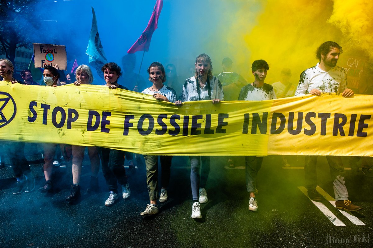 Extinction Rebellion against fossil industry held a demonstration in Rotterdam. May 19th © Romy Fernandez #ExtinctionRebellion #photojournalism