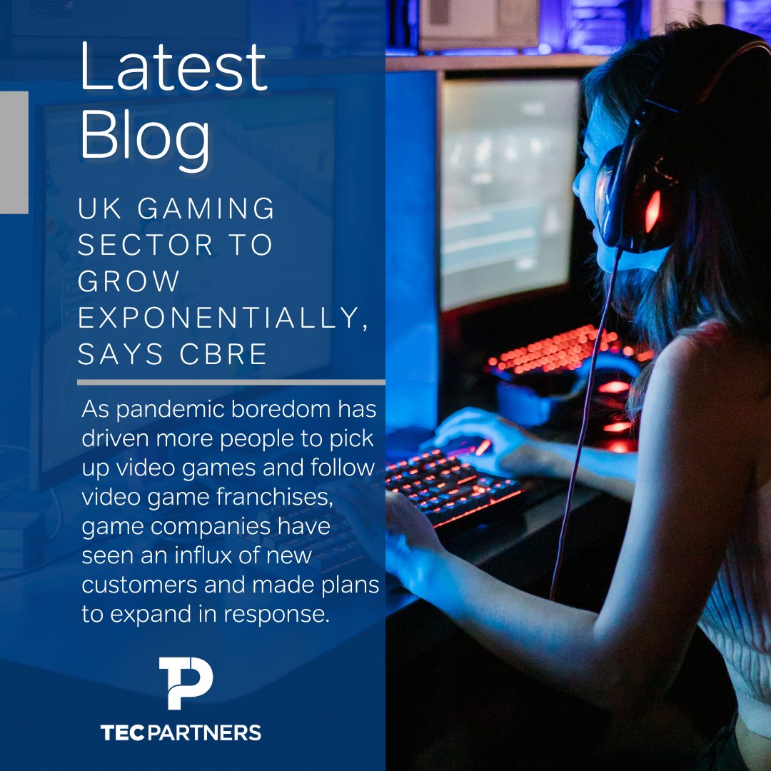 TecPartners's tweet photo. As pandemic boredom has driven more people to pick up video games and follow video game franchises, game companies have seen an influx of new customers and made plans to expand in response.

Read our latest blog here - https://t.co/Wp1fEKsASX

#TECPartners #TechNews #BlogPost https://t.co/zUYhweOGbH