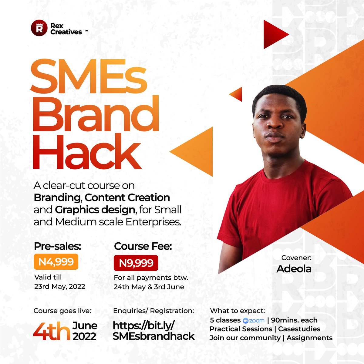 rex_creatives's tweet photo. In case you want your babe  to learn a skill and stop billing you 😂🌚
 
A clear cut course on branding,content creation and graphics design for SMEs

Register now👇🏾

https://t.co/ogysALv3xE

#cybersecurity Kassim #SocialMediaMarket https://t.co/YseFai0UVE
