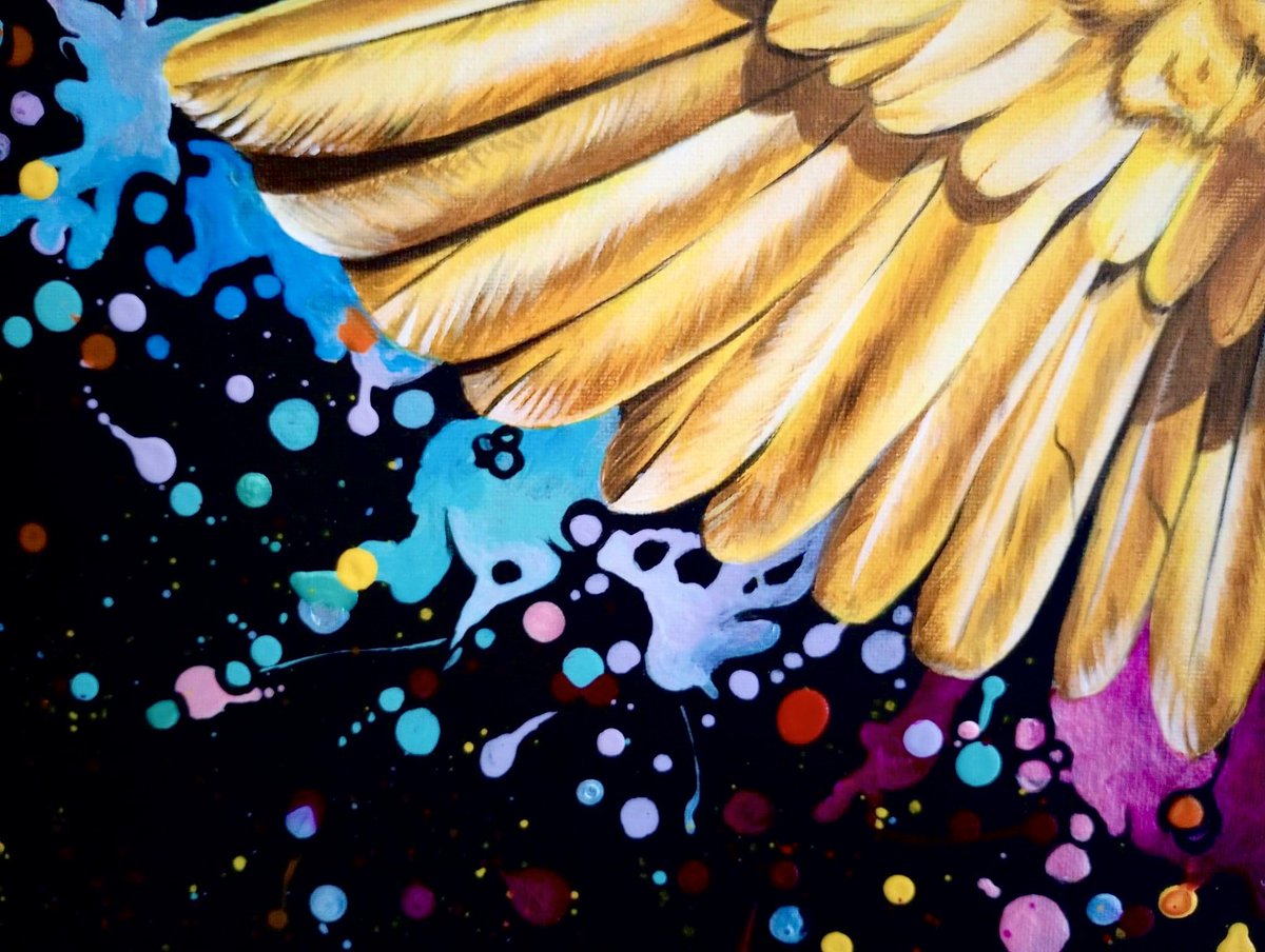 SophieKilpatri6's tweet photo. I can finally start sharing some teasers of my new collection that’s coming very soon to @creativefineart
Can you guess what it is? 👀
#comingsoon #paintsplats #brightandbold #statementart #splashesofcolour #newcollection #acrylicpainting #ukwildlifeartist #teaser #sneakpeak https://t.co/8Gz2yhLkyK