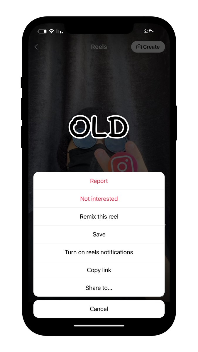 ihammod_oh's tweet image. #Instagram is testing a new UI for reels
