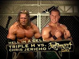 The SmackDown portion for this Sunday’s Judgment Day:
HHH and Y2J settle the score in the hell in the cell match.
Kurt Angle and Edge battle for big stakes: their hair!
Trish Stratus puts her newly won Women’s title on the line against Stacy Keibler.
(Continued) https://t.co/h0k2Qr6HrW