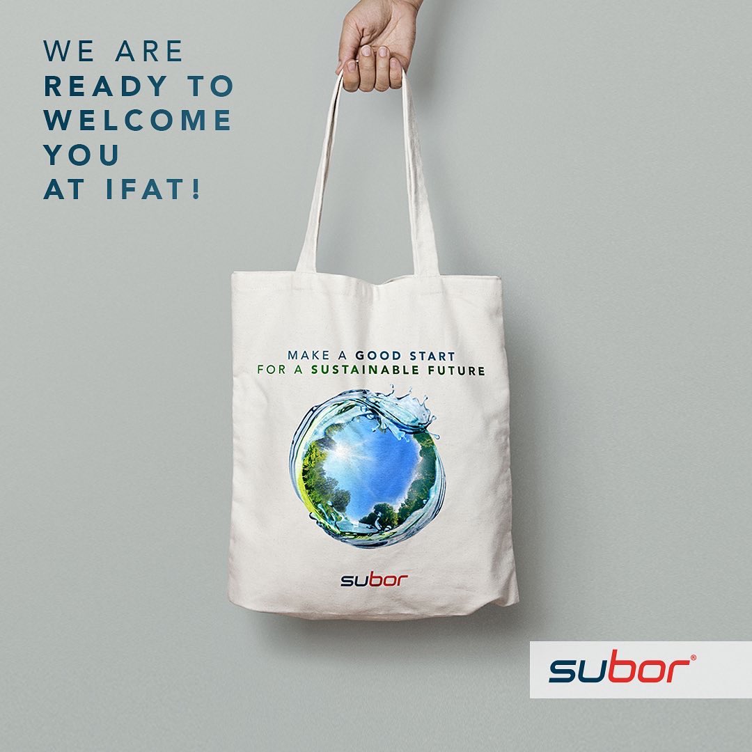 SuborPipe's tweet image. We invite you to our stand at IFAT to see our sustainable solutions and to take your sustainable bag! 🌍
📌Hall B3, Booth 209

#subor #suborpipe #pipesystem #CTPboru #CTP
#GRP #GRPpipe #PRV #TubePRV #sustainability #sustainable #IFAT #IFATworldwide #IFAT2022