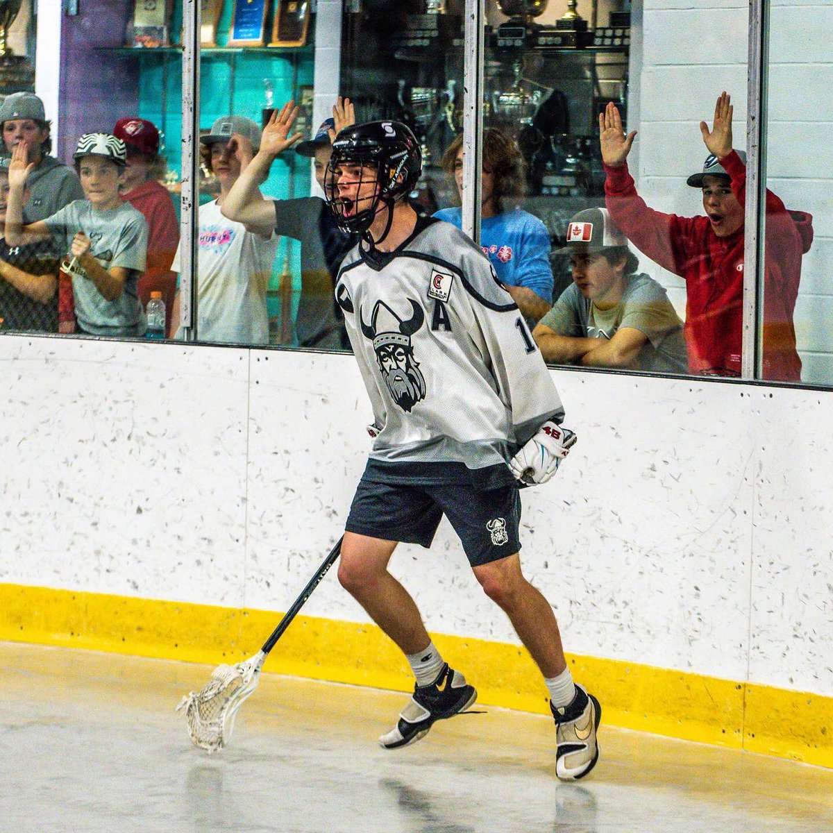 Get fired up like Ruffer, it’s game day!  The boys will see you all at 8pm @ Tony Rose Arena.  Any non-perishable item or 💰 donation to <a href="/orangevillefood/">orangevillefoodbank</a> gets you a free ballot to a Northmen prize pack as well #HornsUp #UpholdTheTradition