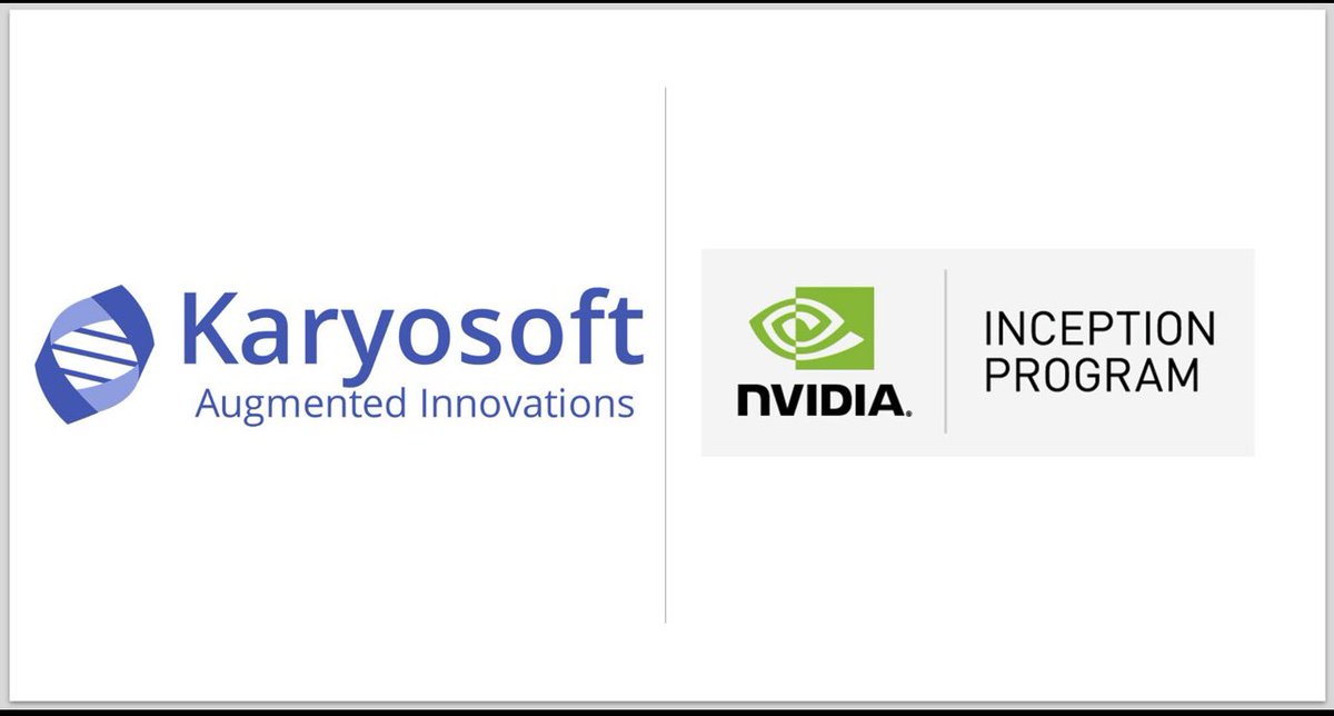 We are pleased to share that Karyosoft has joined NVIDIA Inception. This collaboration will allow us to improve our existing products, develop new products with technology assistance and training, and increase traction through go-to-market strategy. 

lnkd.in/emG_Ddzv