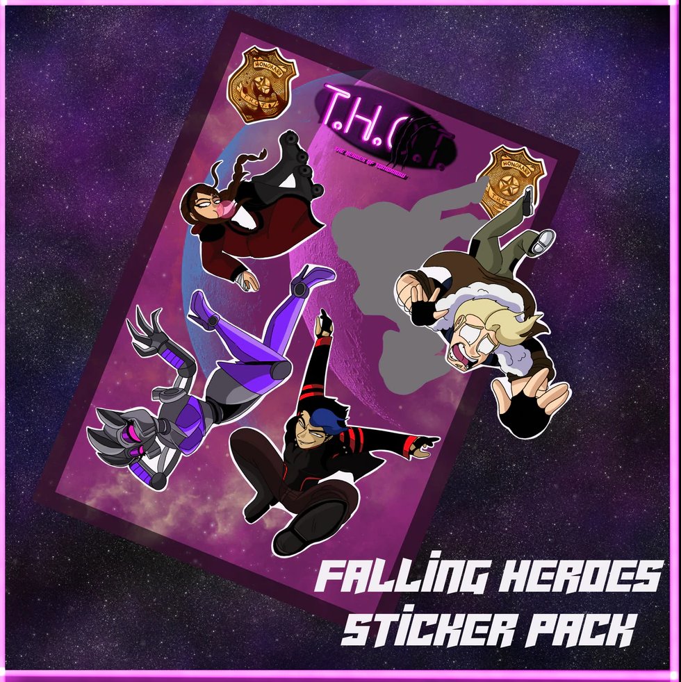 jackillynn's tweet photo. Ahhh So excited to have T.H.O.T. Merch up on @BackAlley_Shop I am grateful I was invited to join this upcoming indie merch store. 

Enter Promocode : "LAUNCHDAY" 
 for 25% Off (Expires: May 23)
#indieanimation #theheroesoftomorrow #thethots #notdeadyetproductions https://t.co/cdcvwf9ciT