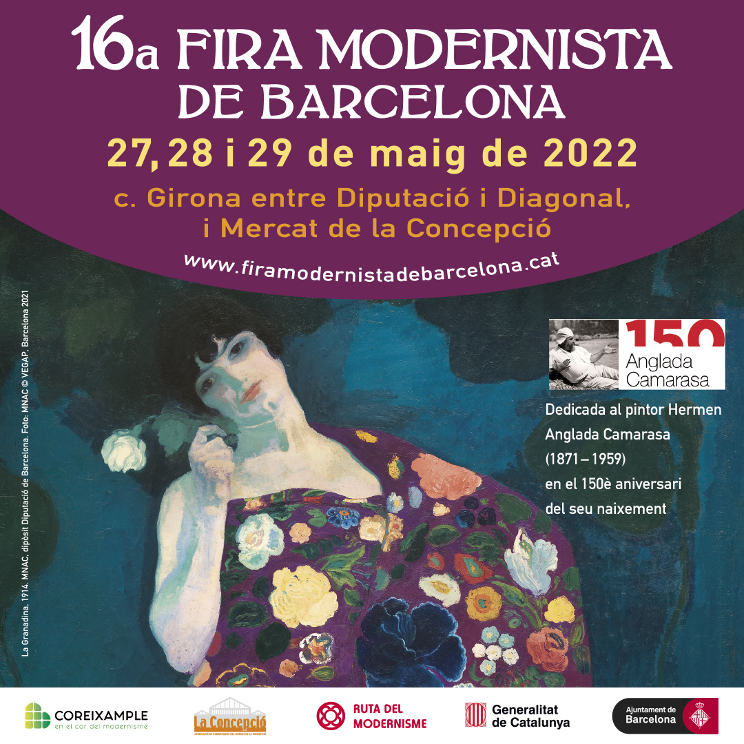 Ja s'acosta la Fira Modernista!
Aquest proper cap de setmana ens trobareu al nostre estand situat al carrer Girona (entre València i Aragó).
<a href="/CorEixample/">coreixample</a> #firamodernistabcn2022 #eixample