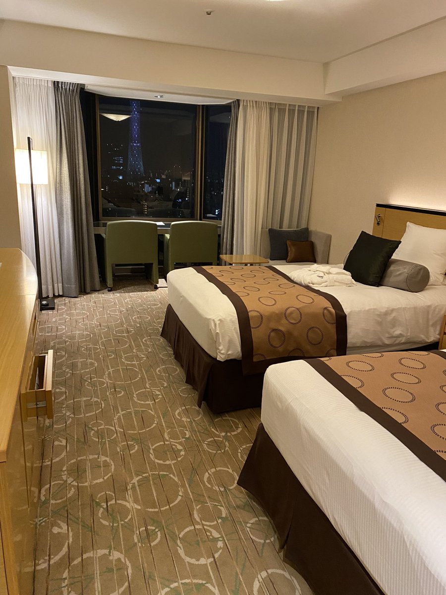 東京に帰ってきた！けど、実家に帰るのがめんどくさくなって久しぶりのホテルステイ🥹