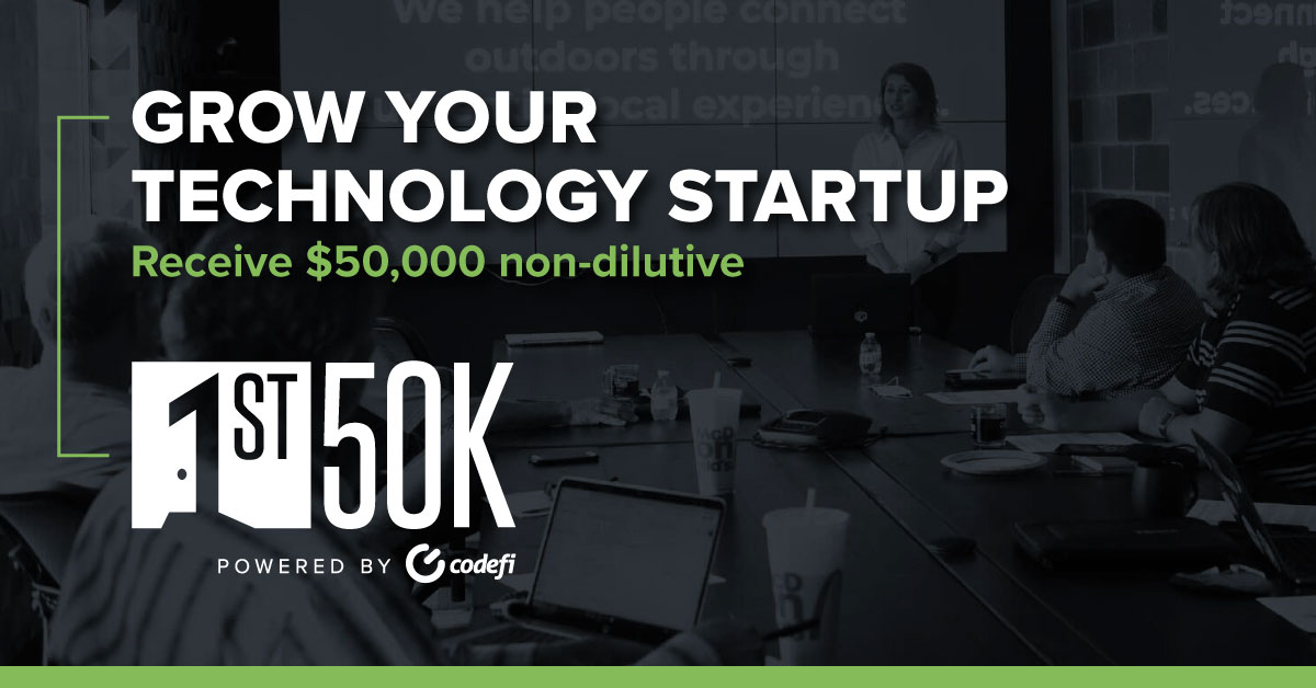 Applications are closing May 22nd! You may be eligible for this $50K non-dilutive award to get your #startup moving ahead! Here are all the details to apply! 👇 #1ST50K <a href="/CodefiWorks/">Codefi</a> #RuralEmpowerment bit.ly/3MAWVCK