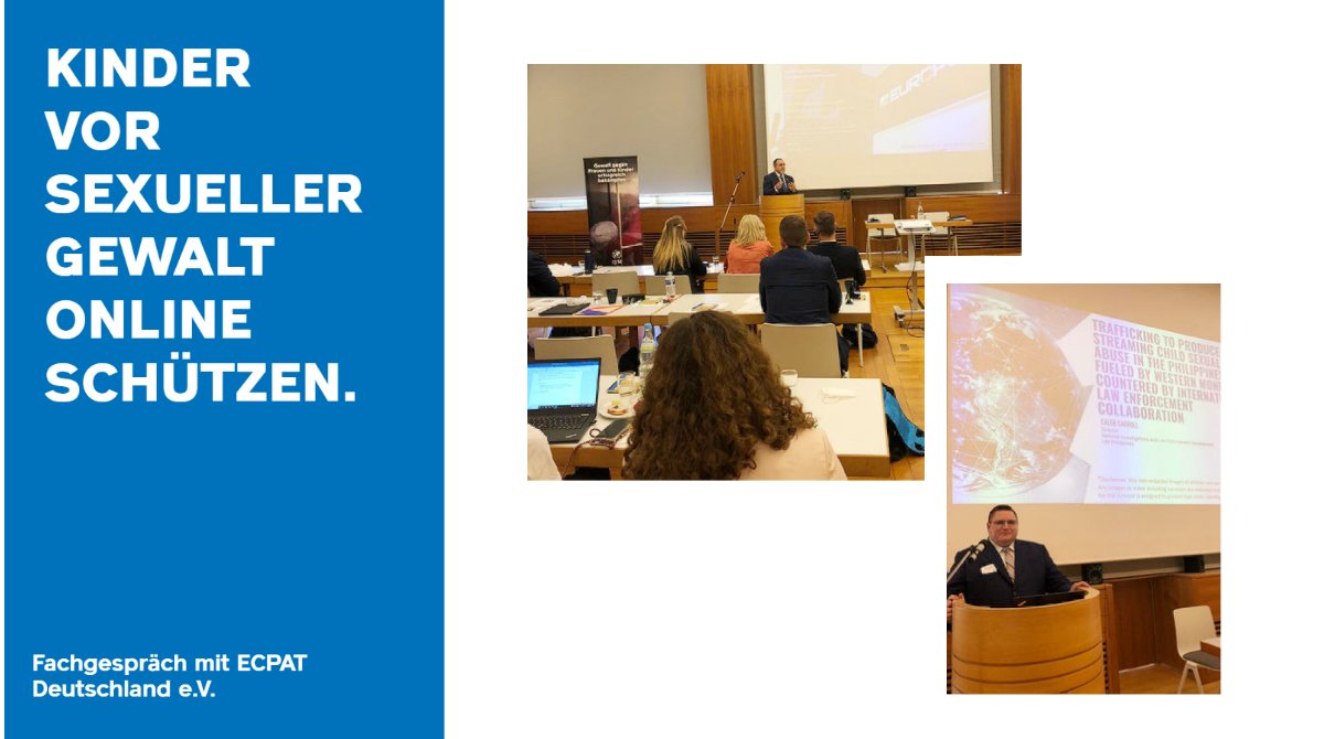 IJMDE's tweet image. Wichtiges Fachgespräch mit @ECPATgermany! Weltweite Experten, Fachorganisationen, Politiker/-innen und Behörden haben diskutiert, wie sexuelle Ausbeutung von Kindern im Internet effektiv gestoppt werden kann.
#stopstreamingexploitation #endOSEC