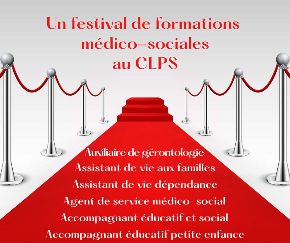 Festival aussi au CLPS ! 
On déroule le tapis rouge... 
Pour en savoir + c'est ici 👉bit.ly/3sLY7v0
#festivaldecannes #formations #clps #tapisrouge