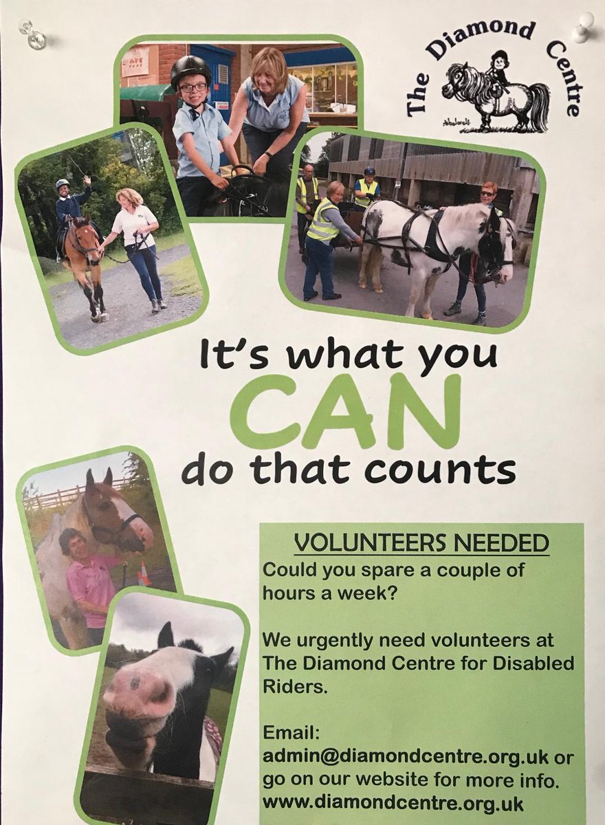 We are looking for voluteers to help out in riding lessons or on the yard. No previous experience is necessay as full training is provided. If you want to experience the benefits of being around horses or helping others, please get in touch.