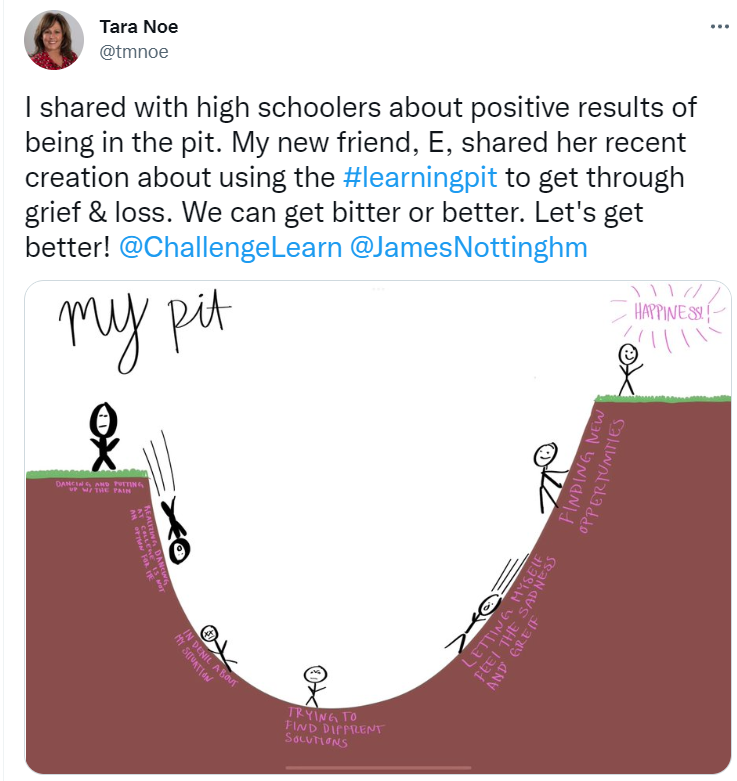 TheLearningPit's tweet photo. Thank you @tmnoe for sharing this! 

If you want to find out more about the #LearningPit click here:
https://t.co/njshCfk3zW

#productivestruggle #learningneverstops https://t.co/FdTUTyulIo