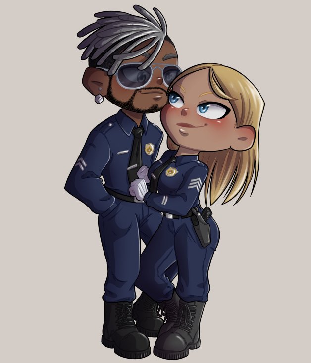 PeerryOG's tweet photo. Esta semana fue muy buena a nivel personal y para cerrarla mejor les dejo un dibujito de Hunter y Barbara https://t.co/lw4ugPlFcE