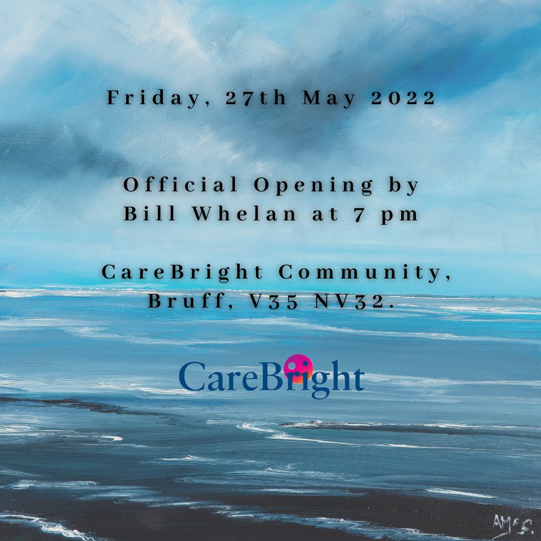 CareBright1's tweet photo. This coming Friday in #CareBright 💜 All proceeds of this wonderful #Exhibition by Andy McCarthy are going to our Community here in CareBright. The exhibition will be opened by @ShivnaBill - composer of Riverdance &amp; musician. Please do come along &amp; we look forward to seeing you! https://t.co/r3w6VFtIrp