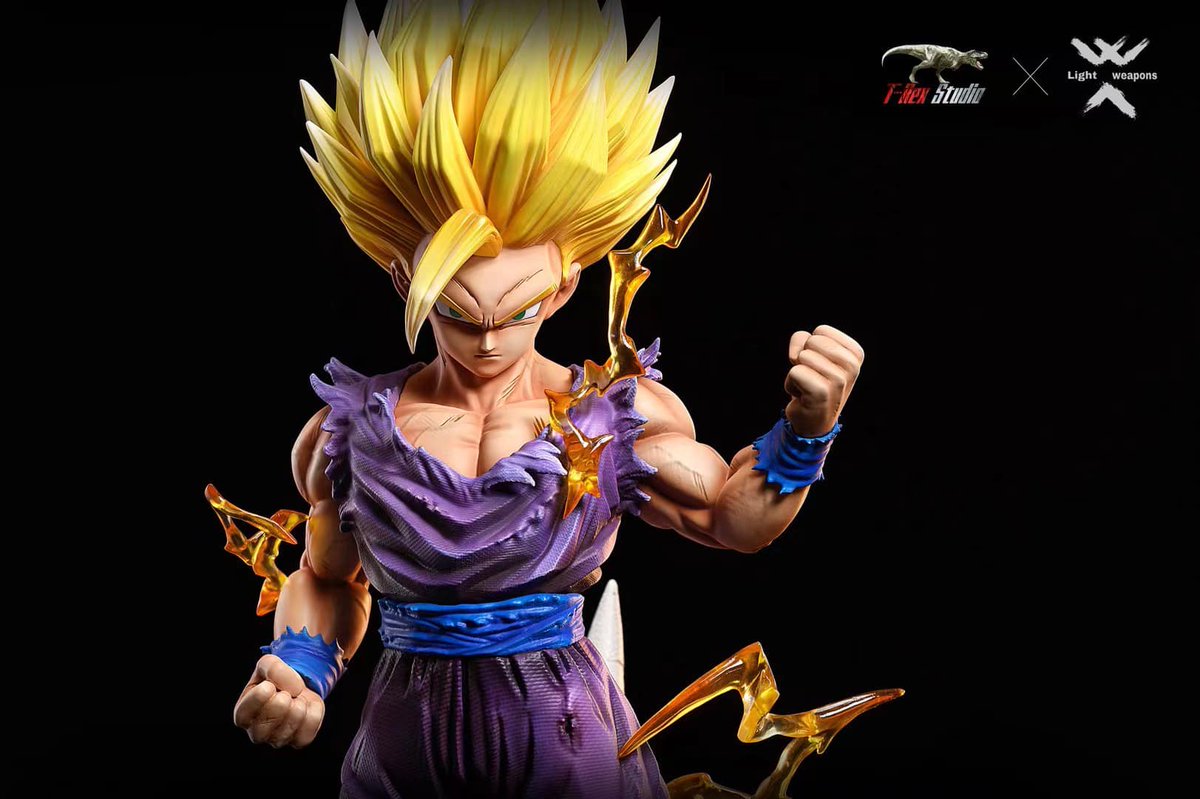 MundoKame's tweet photo. 🔥⚡ Gohan SSJ 2 ⚡🔥

- Precio: 260 €
- Escala 1/6
- Medidas: 35 cm de alto
- Reserva: 80 €
- Lanzamiento: 4T de 2022
- PO abierto!

📩 Para reservar o más info, enviar mensaje privado

#TRexStudio #LightWeaponsStudio
#DragonBallZ #Gohan #GohanSSJ2 https://t.co/BCGtdWiinQ