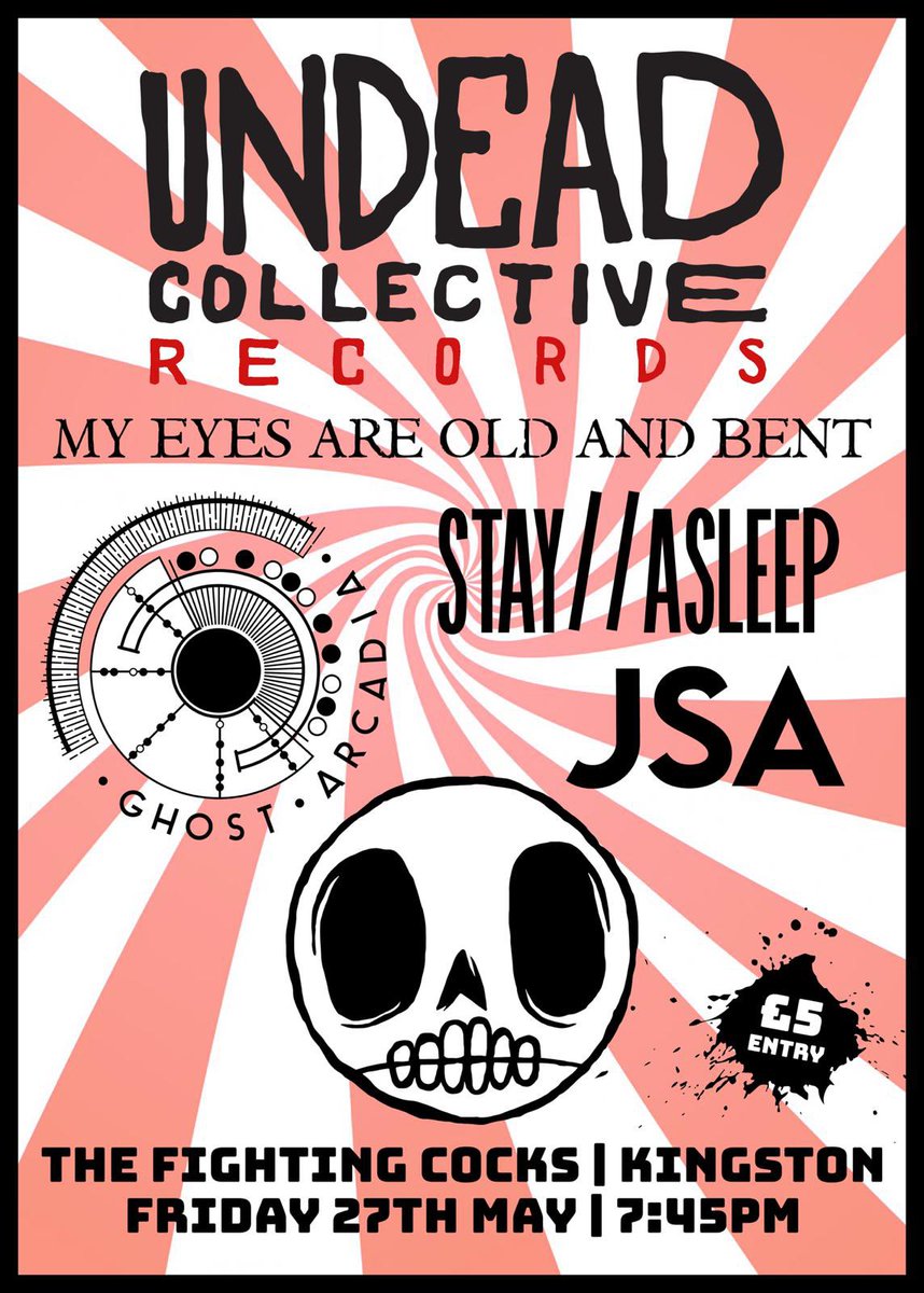 One week until our first full band show since Feb 2020. A third of our set is made up of a new song. But we only played 3 full band shows ever so… they’re basically all still new innit.

Come along and make our frustrating slowness and <a href="/olliexcore/">Ollie Connors</a>’s gashed head all worth it 👇